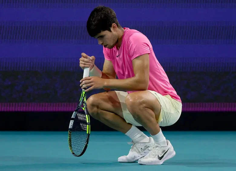 Carlos Alcaraz ha sufrido 11 lesiones en los cinco años que ha competido en la élite del tenis. Esta es la primera vez que sufre un percance en la muñeca derecha. FOTO: GETTY