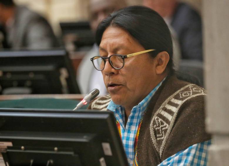 La Corte Suprema archivó su indagación preliminar contra el senador Feliciano Valencia por supuesta instigación a la violencia. FOTO Colprensa