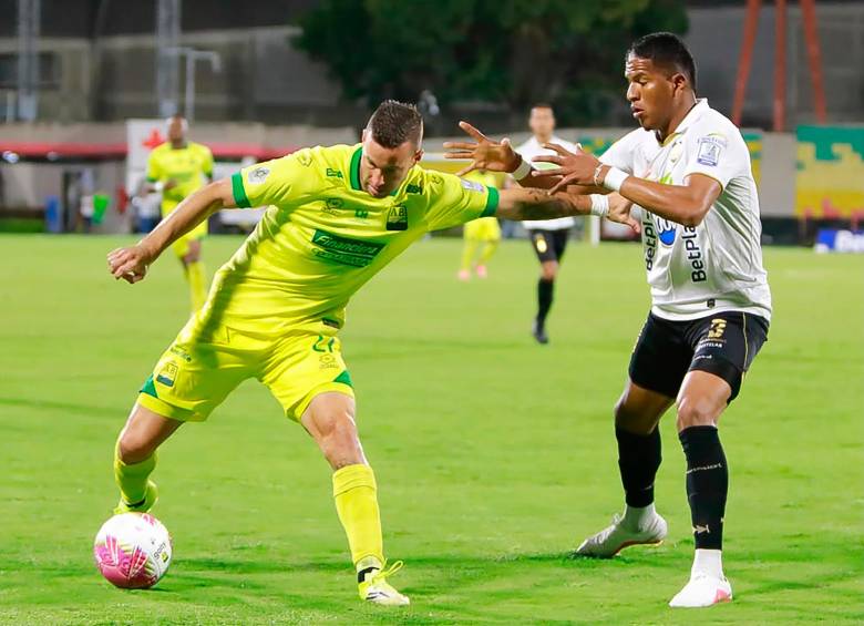 El Atlético Bucaramanga está firmando su invicto más largo en los torneos cortos con 12 partidos. FOTO Colprensa 