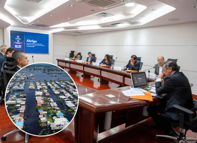El Gobierno Nacional se reunió con representantes de bancos para buscar soluciones a la crisis climática que se viven en algunas zonas del país. Foto: Presidencia y Manuel Saldarriaga Quintero