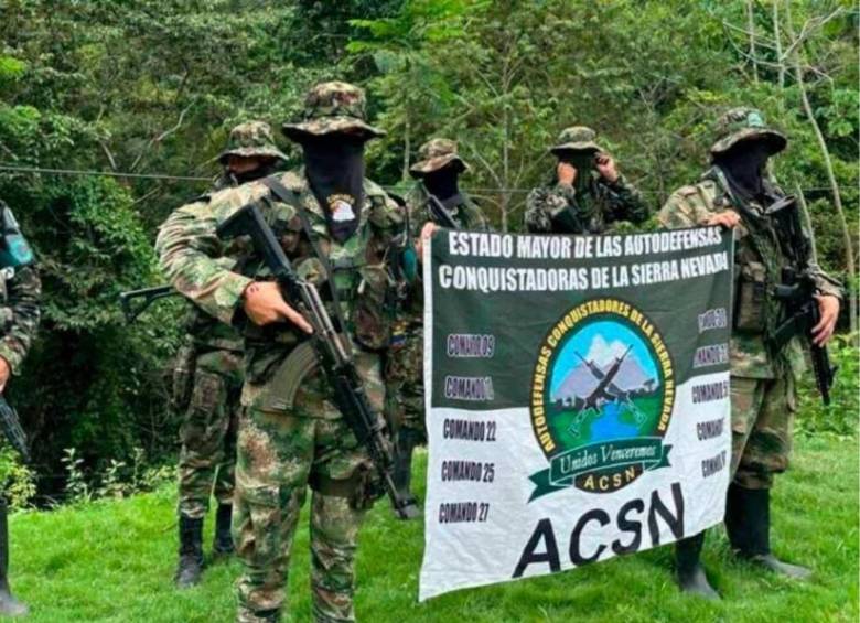 Este grupo criminal opera sobre todo en los departamentos de Magdalena y La Guajira. FOTO: Tomada de redes sociales @ACSN129068