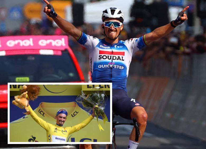 Julian Alaphilippe ha sido uno de los ciclistas más destacados en este deporte durante los últimos 15 años. FOTO: Tomada de las redes sociales de @alafpolak