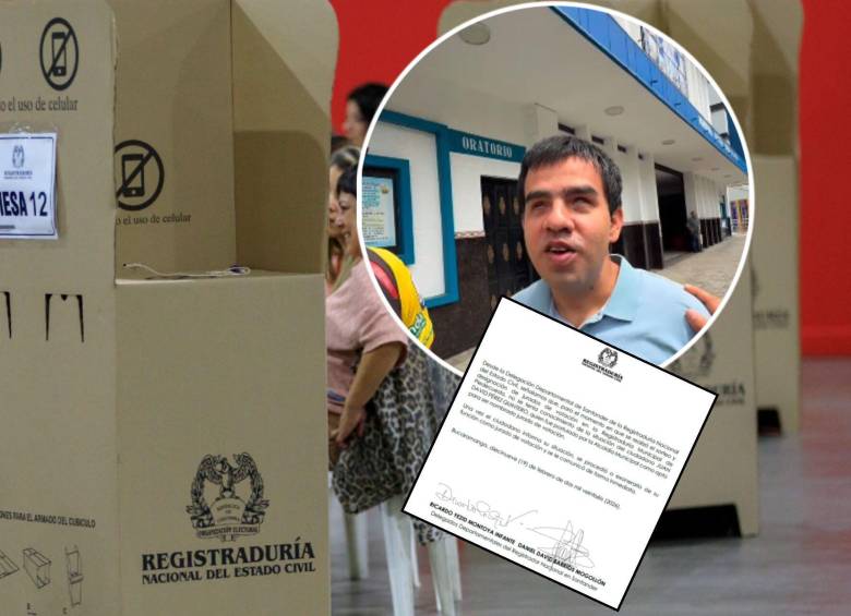 En Piedecuesta, tres personas con discapacidad visual fueron designadas como jurados de votación. Fotos: Andrés Camilo Suárez Echeverry, captura de video @juandael10 y Registraduría.