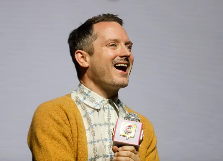 Elijah Wood, el recordado Frodo en El señor de los Anillos, estuvo compartiendo con fanáticos en Bogotá en la Comic Con. Era la primera vez que venía a un evento de este tipo en Suramérica. FOTO Colprensa