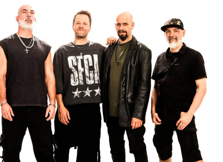 Toby Tobón, Sebastián Yepes, José Lopera y Andy García, son Xmosis. FOTO Cortesía