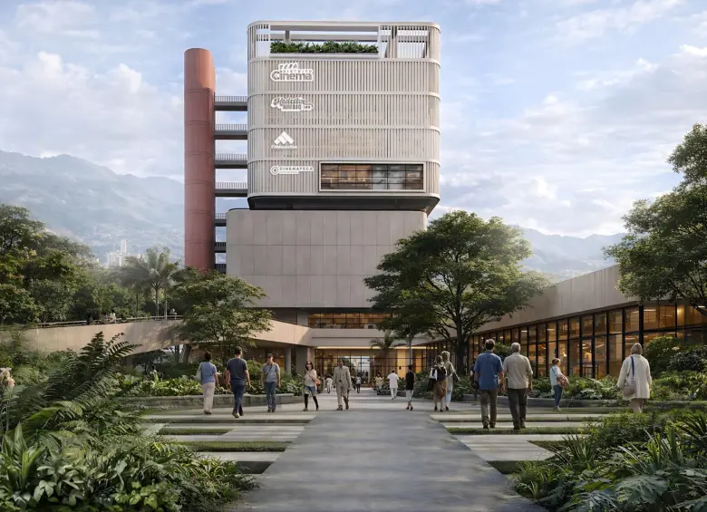 El principal componente del lugar será una cinemateca, que contará con dos salas de cine con un aforo total de 279 espectadores. FOTO Alcaldía de Medellín. 