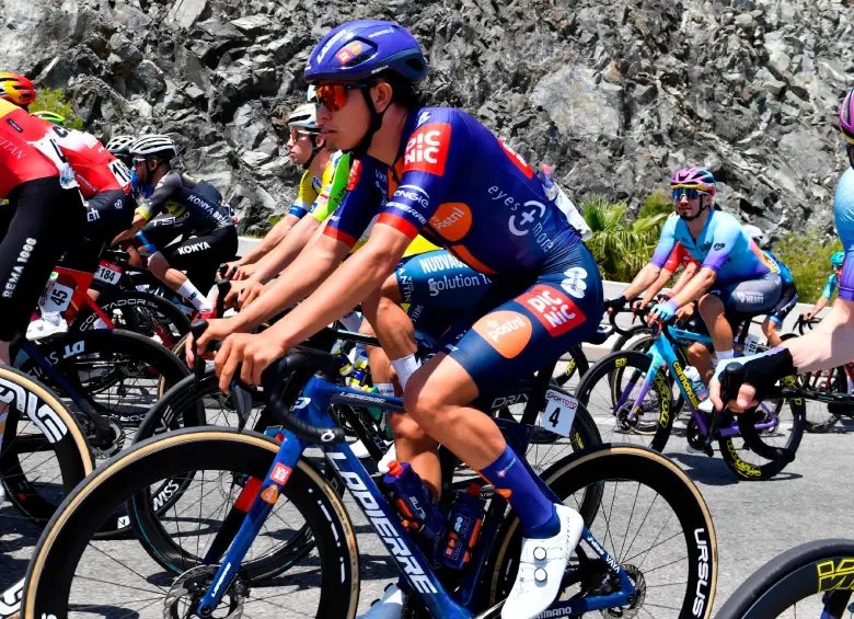 Juan Guillermo Martínez, otra de las promesas del ciclismo colombiano en Europa. FOTO Team Picnic PostNL. 