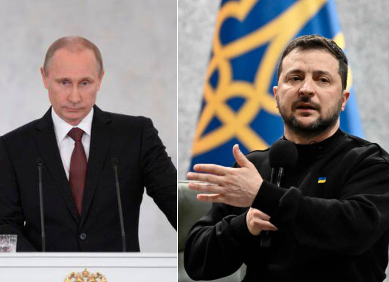 El gobierno ruso aseguró que se frenó la ofensiva de Ucrania. Sin embargo, el presidente ucraniano, Volodímir Zelenski, confirmó que las tropas continúan adentrándose en territorio ruso. Foto: AFP y Getty.