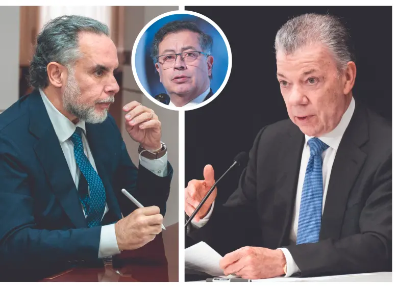 Como senador de La U, colectividad que avaló a Santos a la Presidencia, Benedetti fue uno de los más efectivos operadores políticos del entonces mandatario. La paz fue una de sus banderas comunes. FOTO Presidencia y AFP