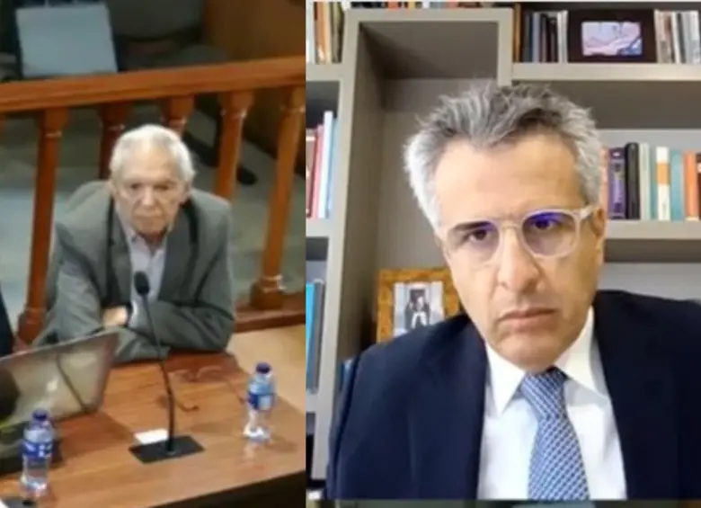 Exministros Ricardo Bonilla y Luis Fernando Velasco implicados en caso UNGRD. Foto: captura de video