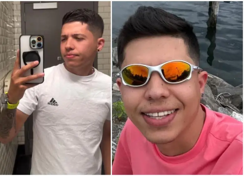 Él era Johan Sebastián Durán Guerrero, el colombiano víctima del ICE en Maine. FOTO: Captura de video de redes sociales y cortesía