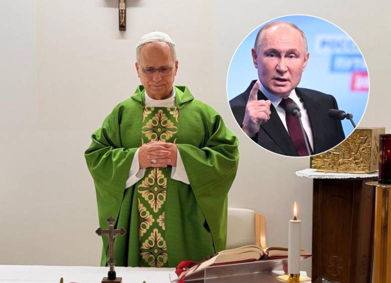 León XIV habló desde el hospital con Vladimir Putin para interceder por el tránsito de ayuda humanitaria en Ucrania. Fotos: @news_vaticano y Getty Images