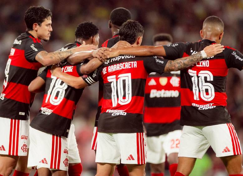 Flamengo, uno de los equipos más poderosos de Suramérica y que acaba de perder la Recopa ante Lanús. FOTO X-FLAMENGO