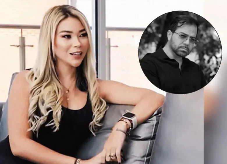 Day Vásquez, exesposa de Nicolás Petro y el abogado Alejandro Carranza. Foto: captura de video y redes sociales. 