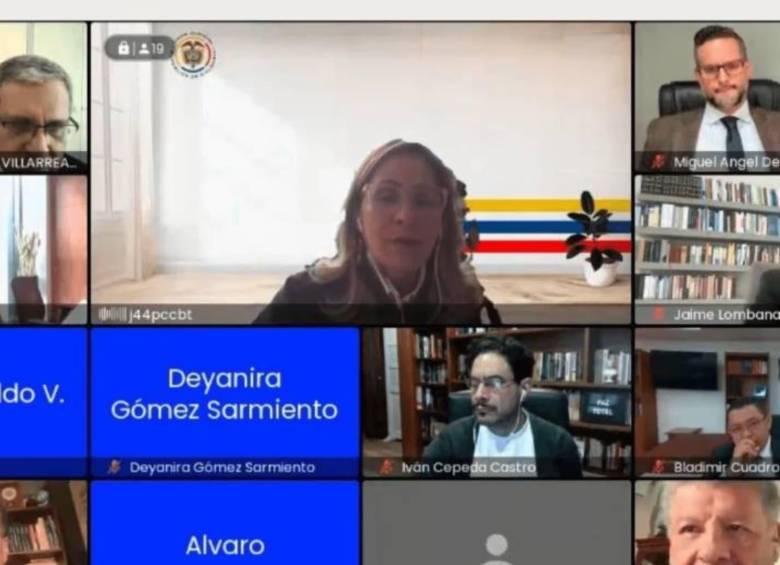 Audiencia de acusación al expresidente, Álvaro Uribe. FOTO: Captura de video