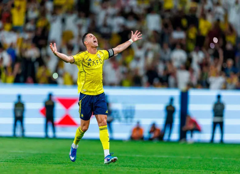 Cristiano Ronaldo suma 25 goles y 2 asistencias en 26 partidos disputados esta temporada en la Saudi Pro League FOTO: GETTY