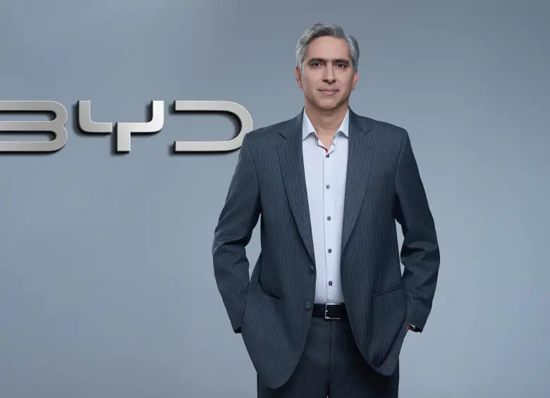 Juan Luis Mesa, gerente de BYD en Colombia. FOTO: Cortesía.