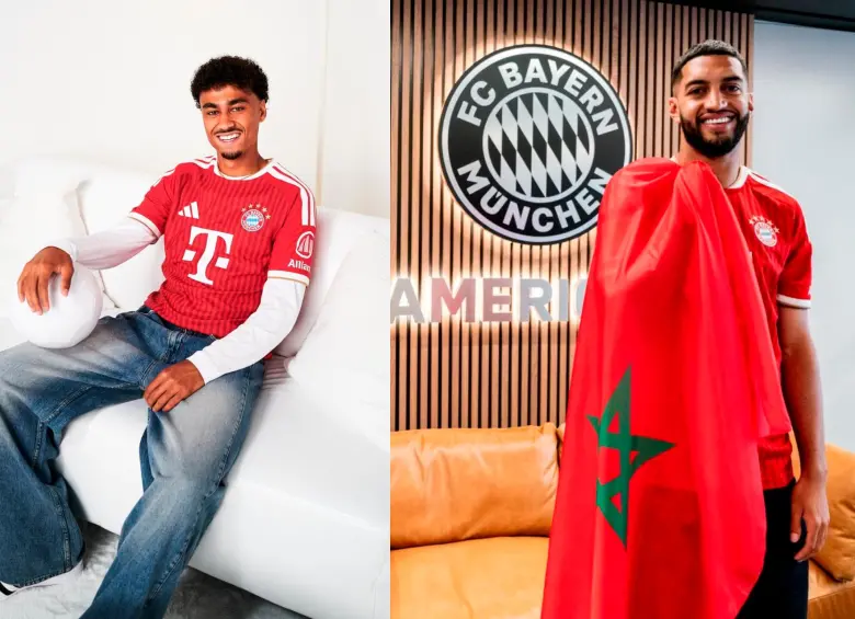 Bayern Múnich presentó a Brown y Saibari como sus nuevos jugadores. FOTO: X FCBayern