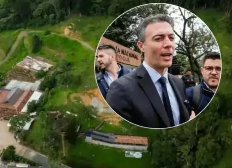 Aguas Vivas, ubicado en El Poblado, tiene una extensión de 142.000 metros cuadrados, de los cuales el 70% es suelo rural con restricciones de reserva forestal. Sebastián Gómez dice que Quintero quería cambiar su destinación. Ahora buscarán que sea un parque. FOTO Manuel Saldarriaga e imagen tomada de redes.