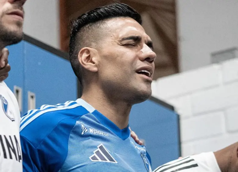 Falcao García cumplió su primer año con Millonarios, por lo que se encuentra definiendo su futuro tras terminar este semestre. FOTO: Tomada de redes sociales Millonarios