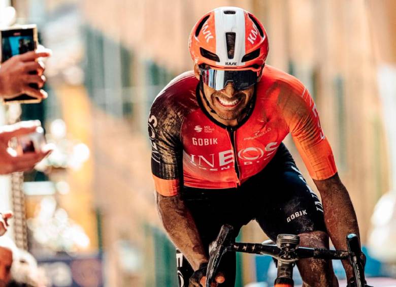Brandon Rivera mostró valentía en el Giro de Italia. FOTO X-INEOS