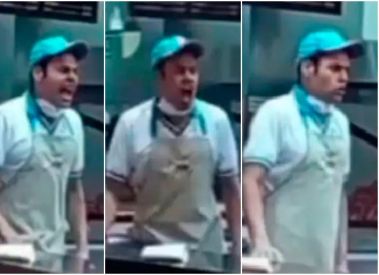 Él es el colaborador de Frisby que se hizo viral tras gritar desesperado porque “lo humillan” en su trabajo. FOTOS: Captura de video 