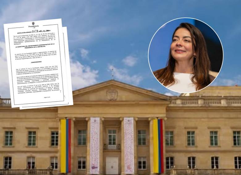 El documento lo firmó la directora del Departamento Administrativo de la Presidencia de la República, Nhora Mondragón. Foto: Redes sociales