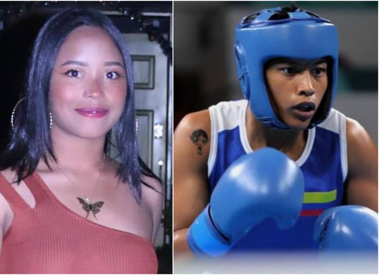 A la izquierda está Yelena Stefi Arboleda, de 25 años, hermana de la reconocida boxeadora olímpica Valeria Arboleda Mendoza, quien fue asesinada presuntamente por unos hombres en el centro de Bogotá. FOTO: REDES SOCIALES 