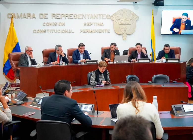 Avanza el debate de la reforma a la salud en la Comisión Séptima de la Cámara. FOTO: CORTESÍA MINSALUD. 
