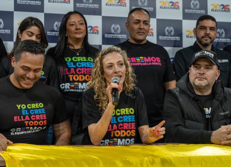 Algunos de los miembros de la lista al Senado del movimiento Creemos. FOTO: Cortesía