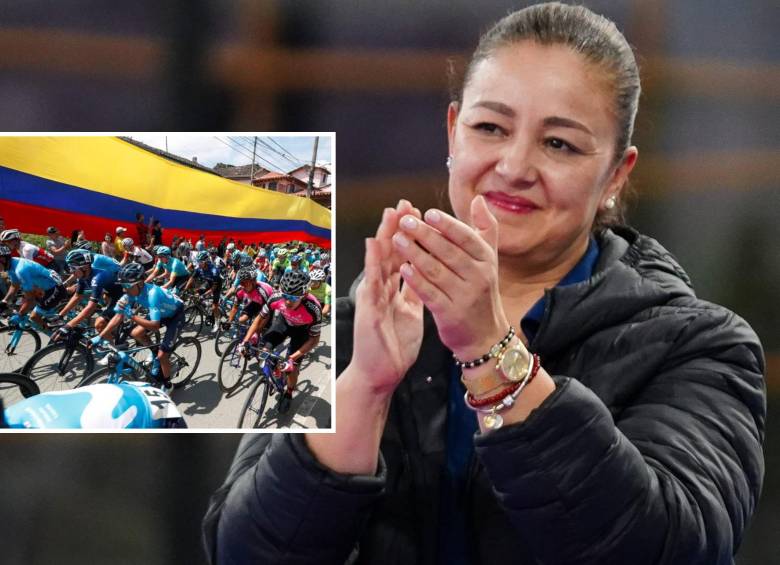 La Ministra del Deporte, Luz Cristina López, confirmó por qué no se realizará el Tour Colombia en 2025. FOTO: COLPRENSA