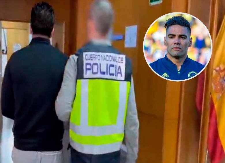 Cinco hombres y una mujer fueron capturados en el operativo de la Policía española. FOTO: Juan Antonio Sánchez y captura de video @Policia