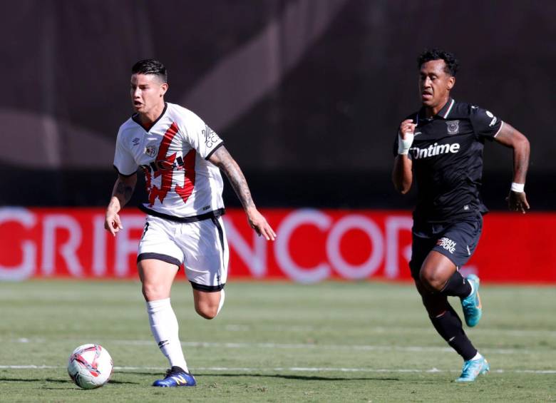 James Rodríguez jugó 67 minutos con el Rayo Vallecano ante Leganés. Foto: Getty Images