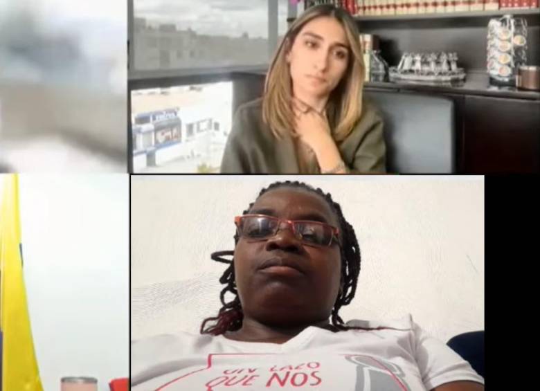 Fabiola Perea, otra trabajadora de Laura Sarabia, víctima de interceptaciones ilegales. Foto: captura de video