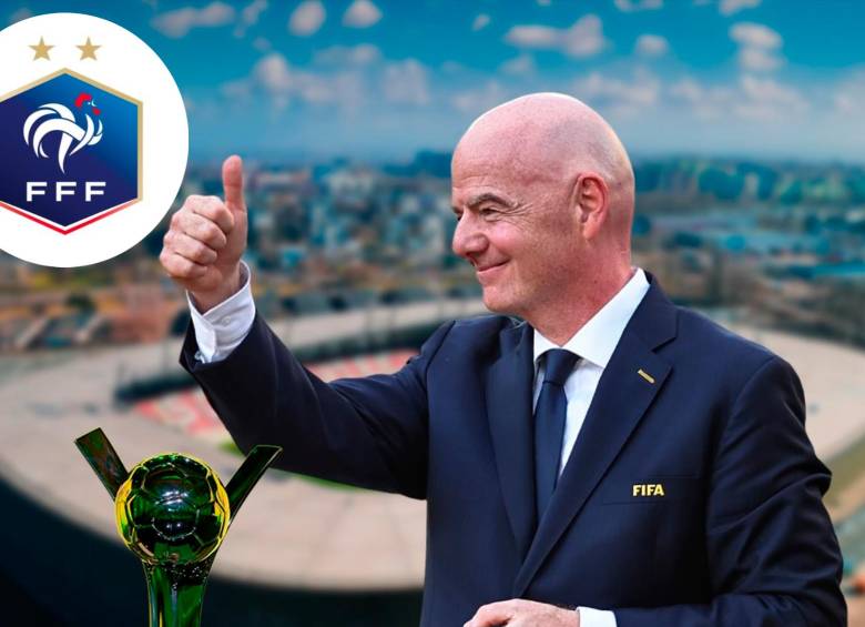 Francia le bajó el pulgar a Gianni Infantino. FOTOS: Instagram Gianniinfantino y FFF