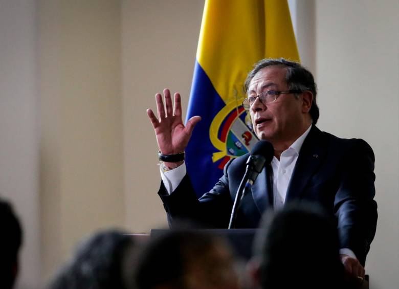 Gustavo Petro, presidente de Colombia. FOTO Colprensa 