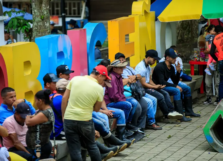 Desde octubre pasado, en Briceño se agudizó el desplazamiento forzado. FOTO: Camilo Suárez. Archivo El Colombiano