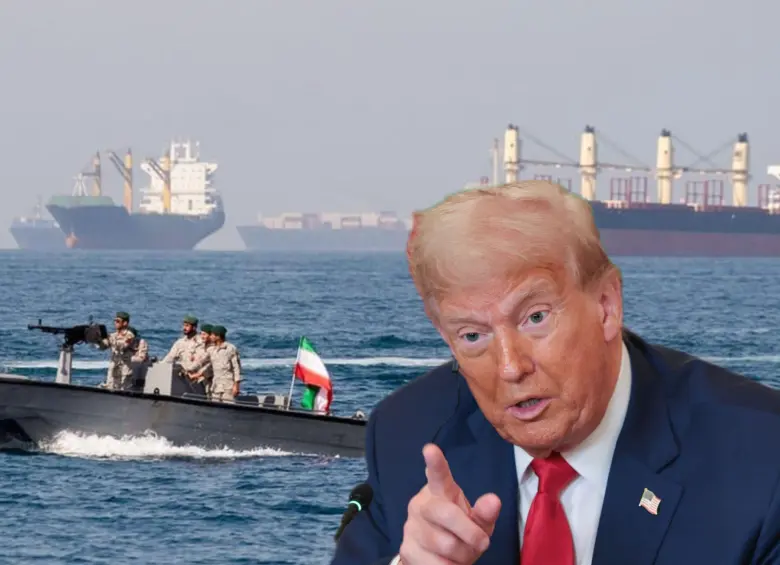 Donald Trump lanzó plan para escoltar a barcos que deban pasar por el estrecho de Ormuz, que está en disputa con Irán. Fotos: Getty Images