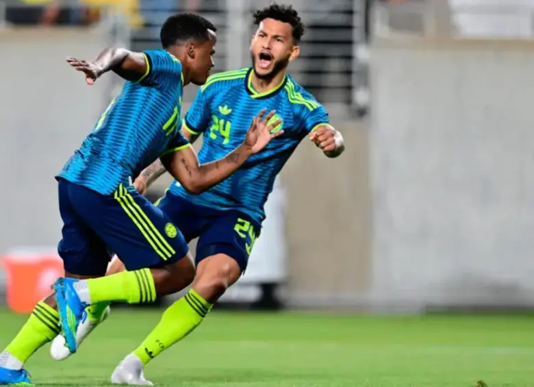 Colombia perdió 2-1 ante Croacia y Jhon Arias fue el que marcó por la selección nacional. FOTO: Getty