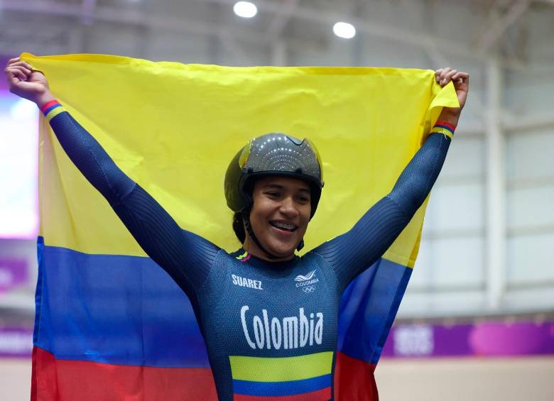 Stefany Cuadrado logró su tercero oro en los Panamericanos. FOTO X-CORTESÍA FEDECICLISMO