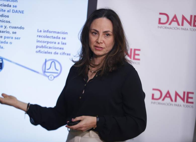 Piedad Urdinola, directora del Dane. FOTO: Colprensa.