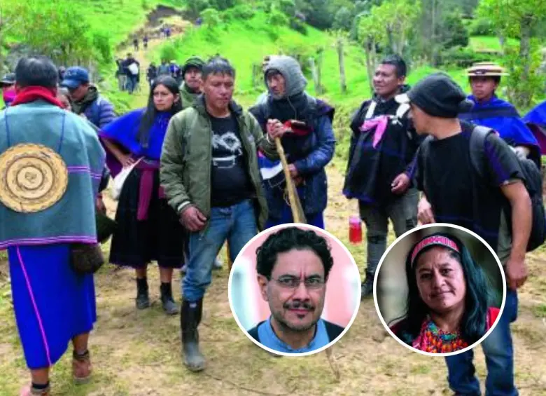 El conflicto detonó en el páramo de La Estilla, una zona que ambos pueblos reclaman como territorio ancestral. Los Misak aseguran que poseen títulos sobre el predio y acusan a los Nasa de ocupación ilegal. FOTO AFP 