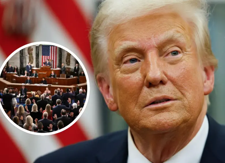Donald Trump lanzó la amenaza luego de que un grupo de senadores y representantes demócratas, dijeran en un video publicado el martes que los uniformados “pueden negarse a acatar órdenes ilegales”. FOTO: Getty