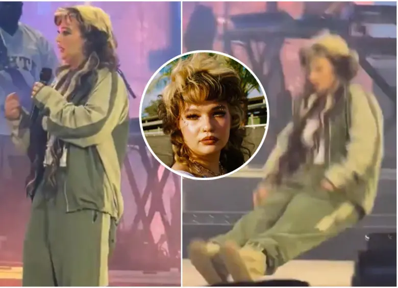 La reconocida cantante británica Lola Young, conocida por su éxito “Messy”, dio a conocer la noticia a través de un mensaje en redes sociales. FOTO: Captura video de redes sociales @EnCelebridades