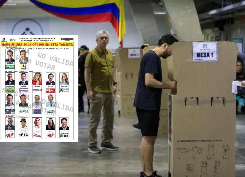 Se sortearon tres consultas: La Gran Consulta por Colombia con nueve precandidatos, Frente por la Vida con cinco precandidatos y Consulta de las Soluciones con dos precandidatos. FOTO: Camilo Suárez Echeverry y Registraduría Nacional