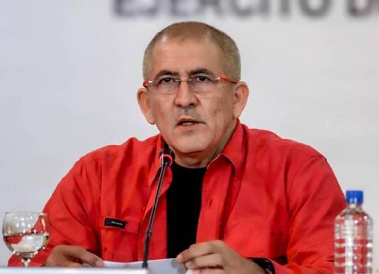 Antonio García, comandante del ELN. Foto: AFP