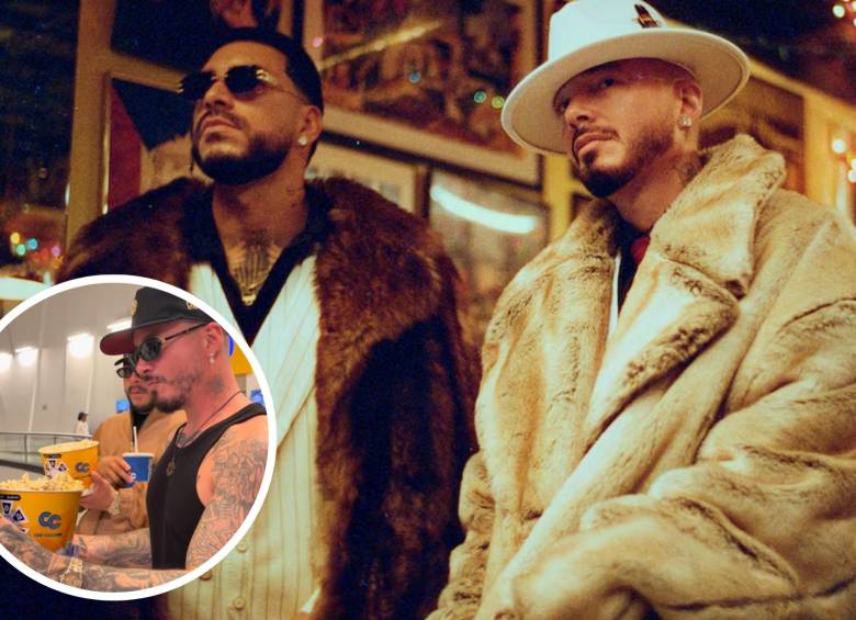Con el estreno del cortometraje Omerta, los artistas urbanos buscan redefinir su propuesta creativa a través de una exhibición limitada en las principales sedes de Cine Colombia. FOTO: Captura de redes sociales Cine Colombia y prensa de J Balvin