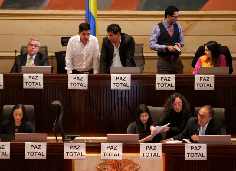 La Cámara de Representantes aprobó reforma a ley de orden público para la Paz Total con 125 votos a favor y solo 13 votos en contra FOTO Colprensa