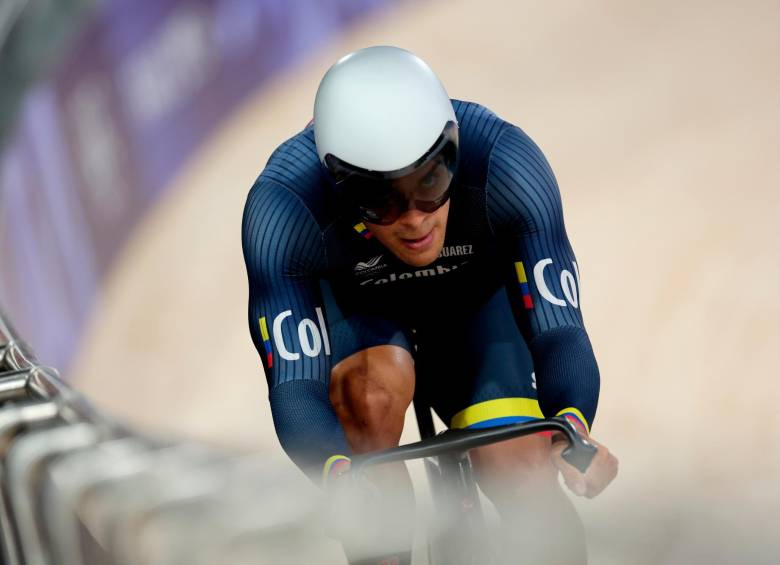 Tras siete años en el ciclismo de pista, Cristian Ortega sorprende con sus gratos resultados. Los Juegos Olímpicos de Los Ángeles-2024 y ser campeón mundial, sus principales objetivos. FOTO: GETTY