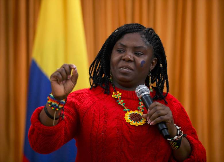 La vicepresidenta Francia Márquez. FOTO: CORTESÍA